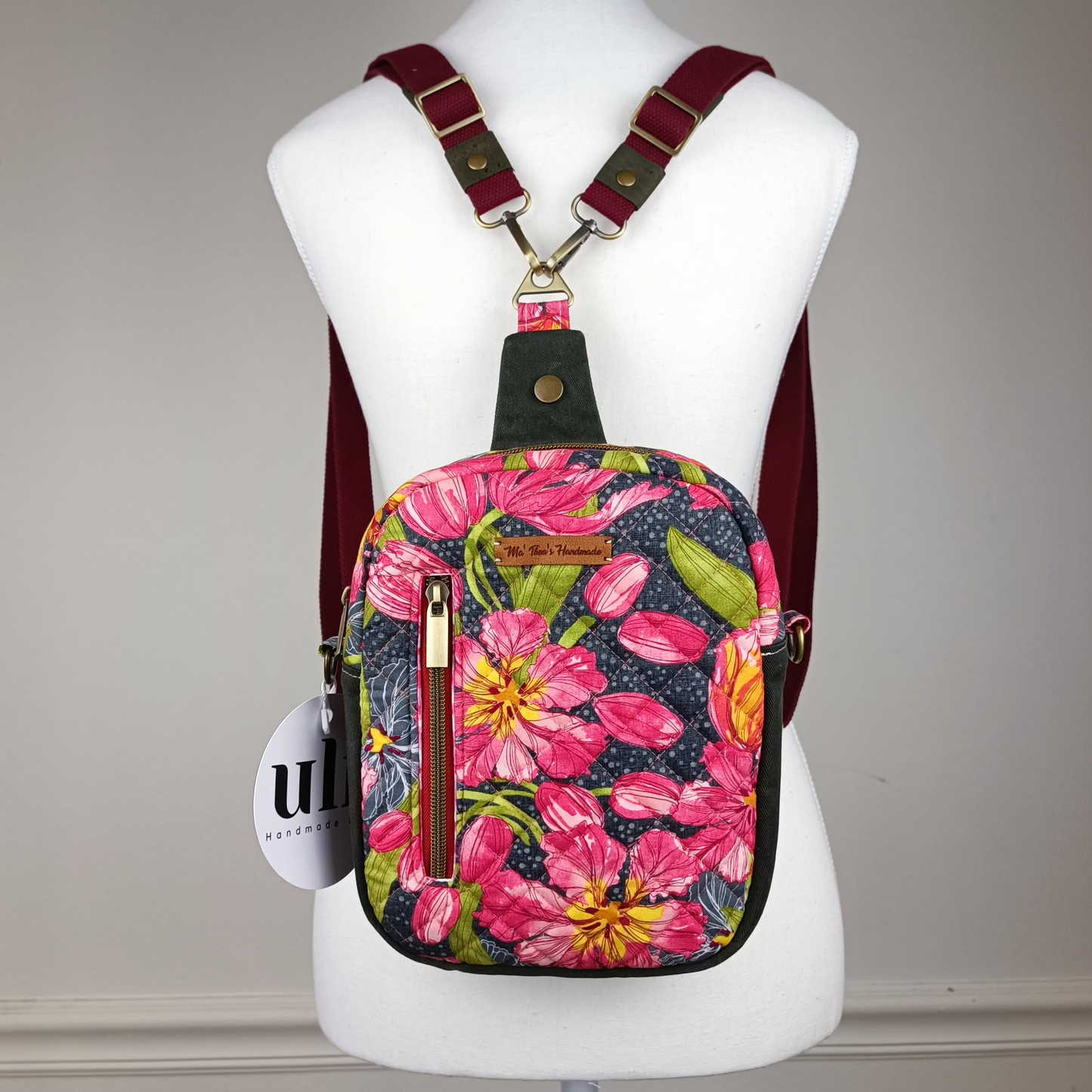 Ragam Convertible Bags (Red Flower)