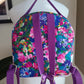 All Cotton Quilted Mini Backpack (Floral)
