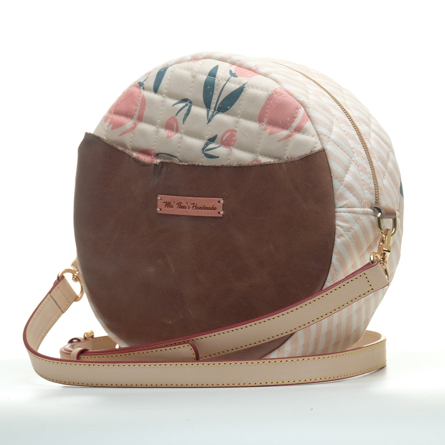Putar Crossbody Bag (Pink Flower)