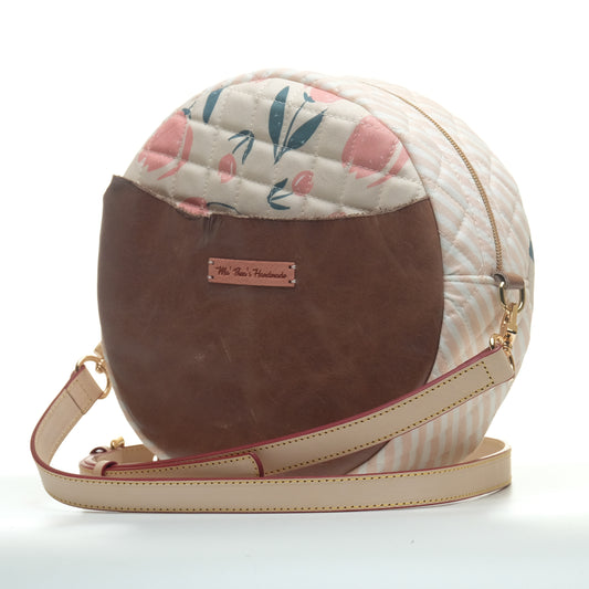 Putar Crossbody Bag (Pink Flower)