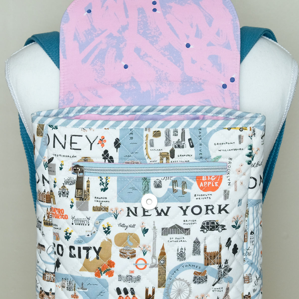 Cork Quilted Mini Backpack (City Travel)