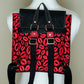 Cork Quilted Mini Backpack (Sexy Red Lips)
