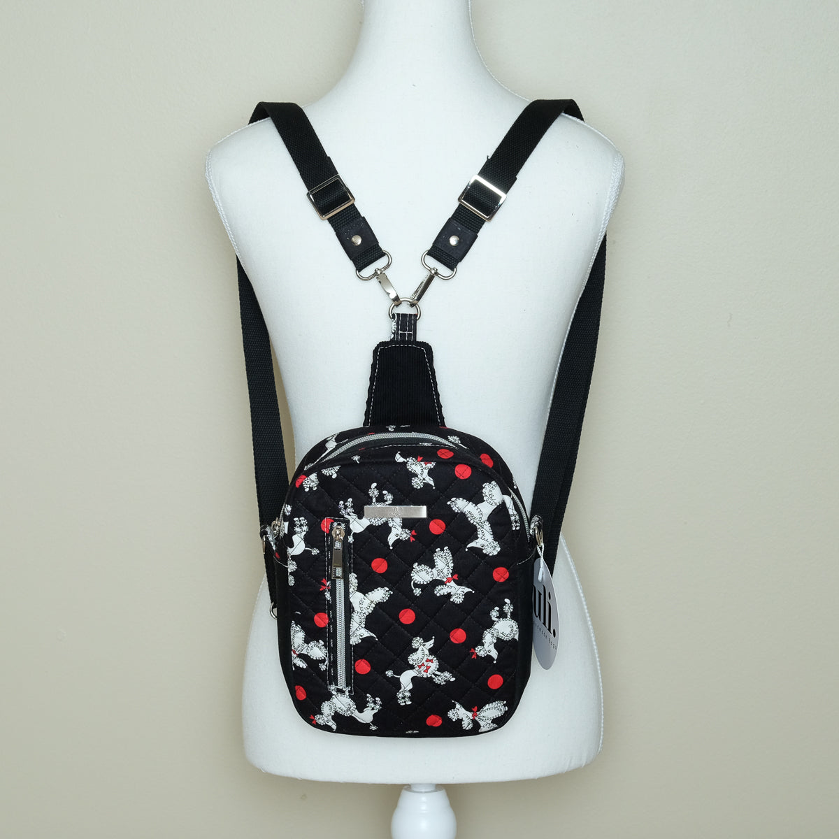 Ragam Convertible Bags (Black, poodle)