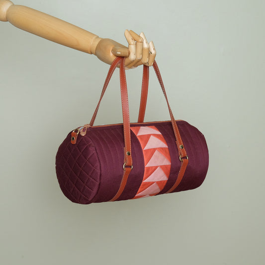 Quilted Barrel Bag