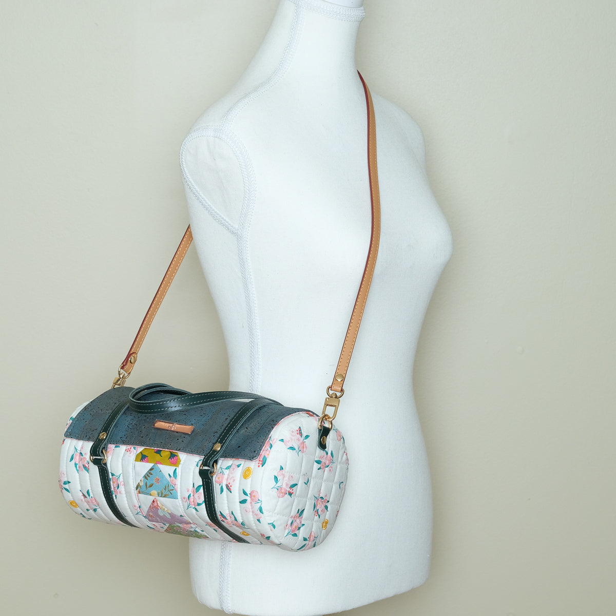 Quilted Barrel Bag