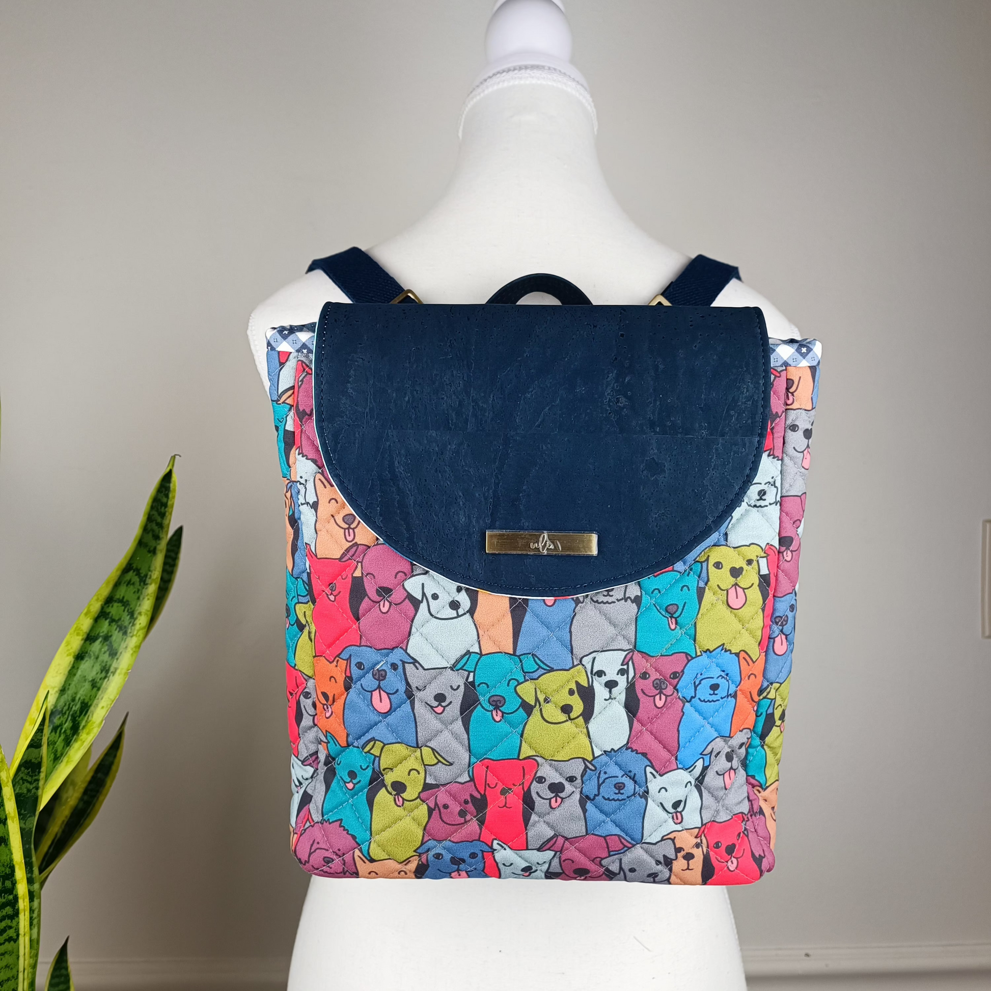 karvi mini backpack (Themepark Pirates) Thelma Marie Designs Karvi Mini Backpack Sewing Pattern