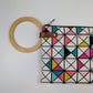 Quilted Wooden Pouch (Geometry)