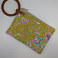Quilted Wooden Pouch (Green Lime)